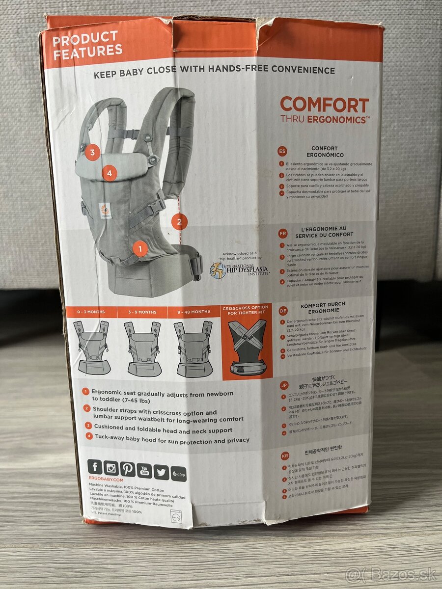 Ergobaby nosič (newborn - toddler) - 2