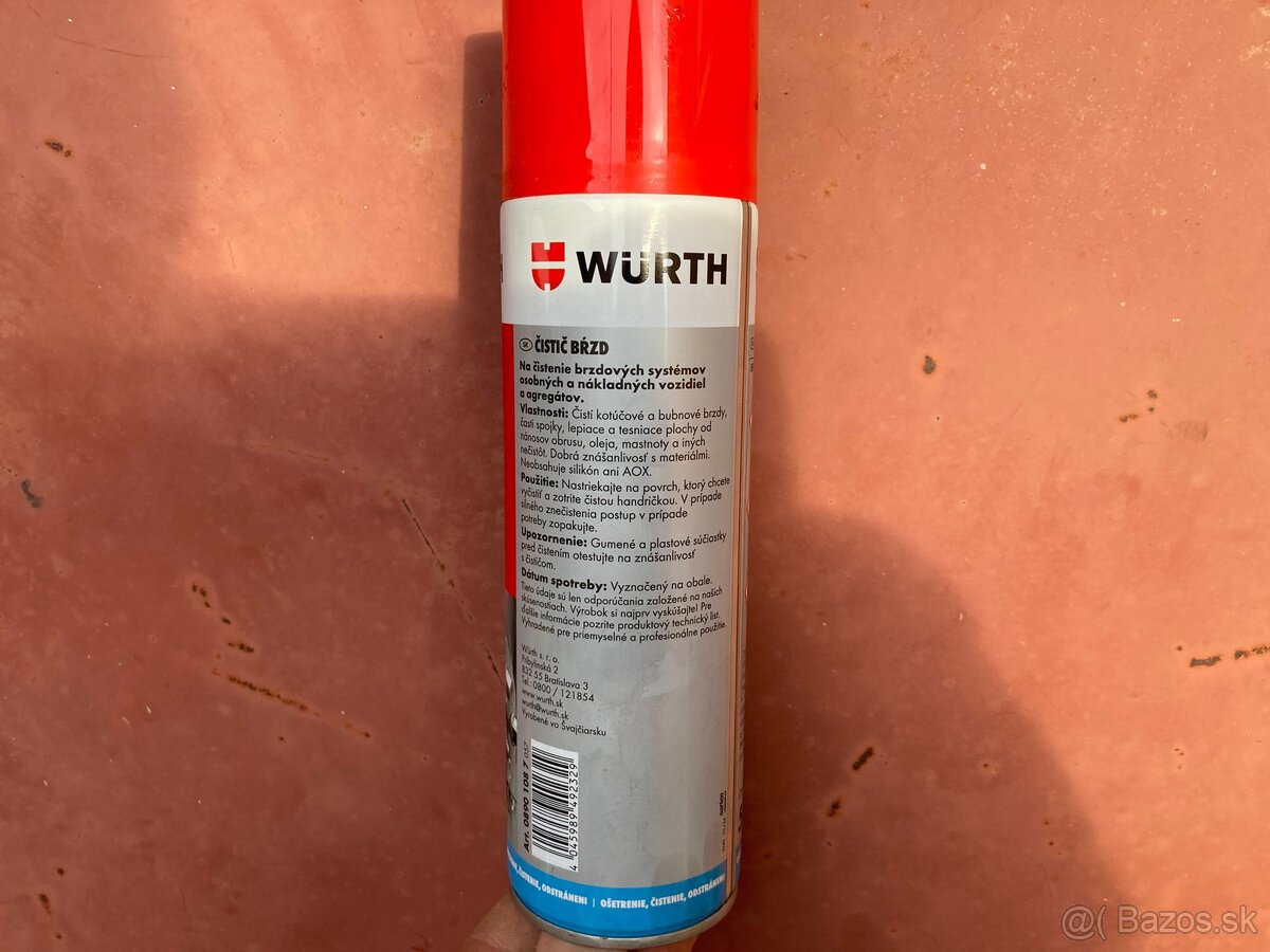 brzdový čistič würth - 2
