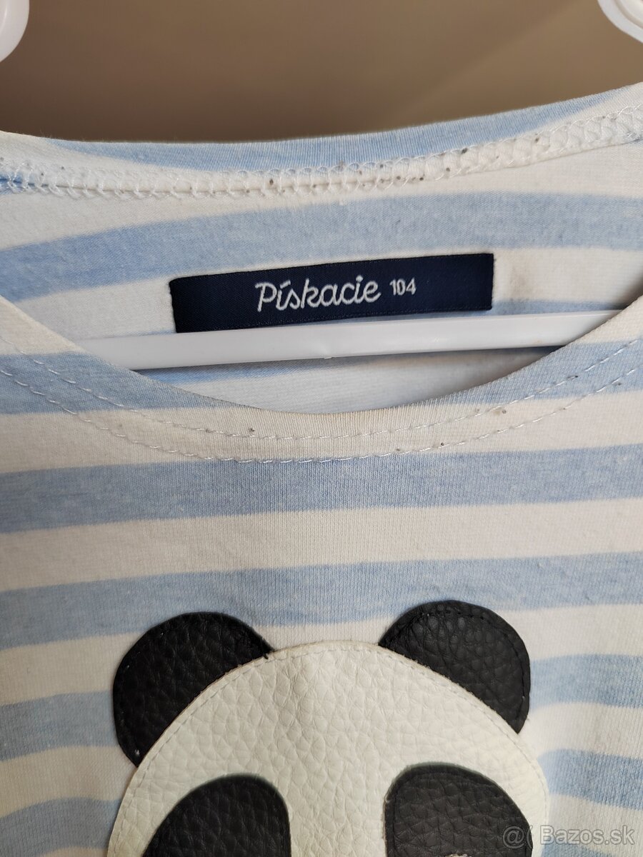 Tričko PÍSKACIE - panda v.104 - 2