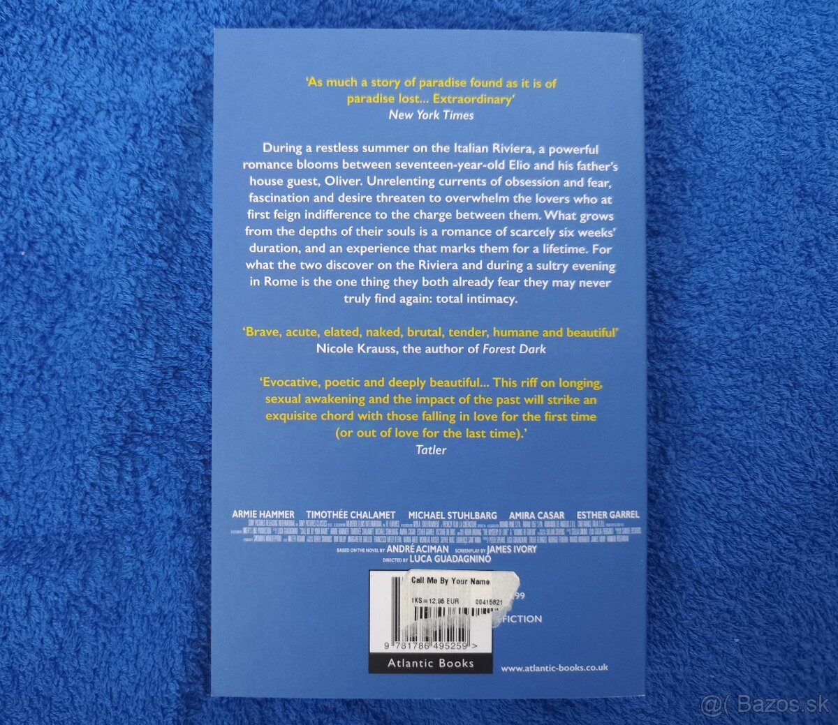 Call me by your name - Kniha (Book) - 2