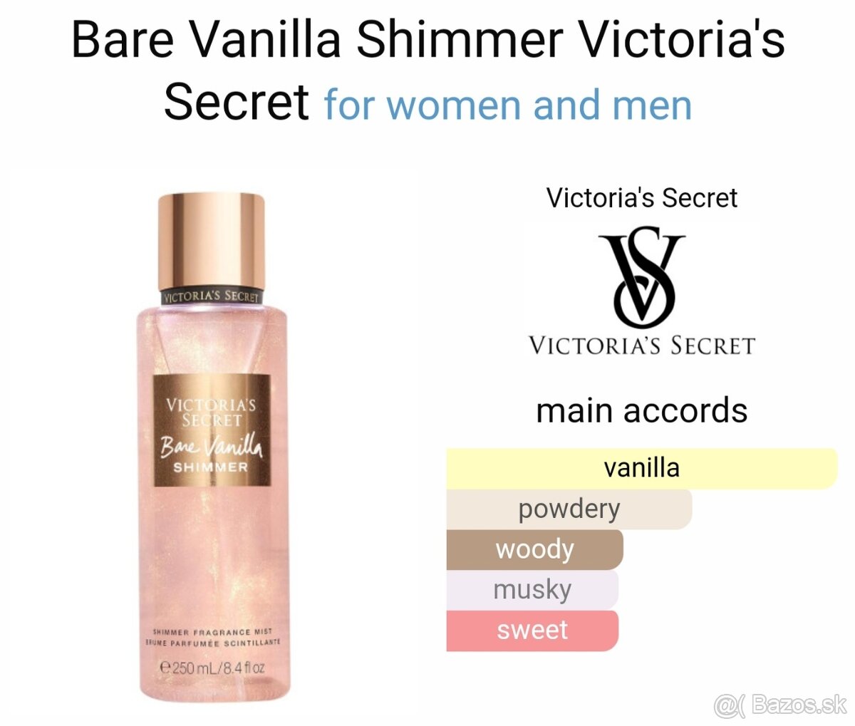 Bare Vanilla Shimmer mlieko Victorias Secret - 2