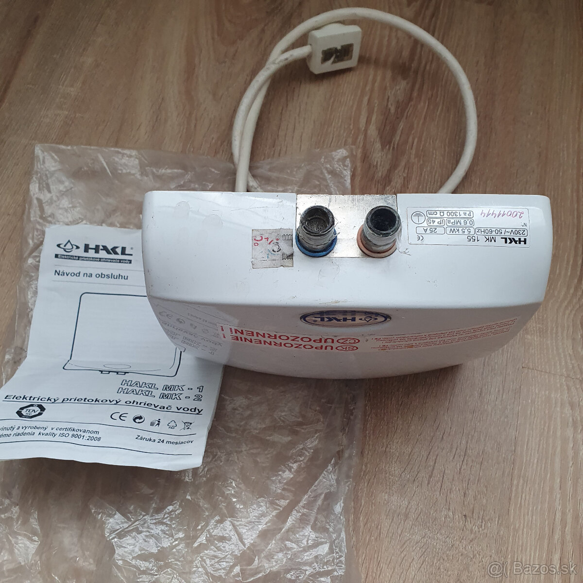 Hakl Mk 5,5 Prietokovy ohrievac vody - 2