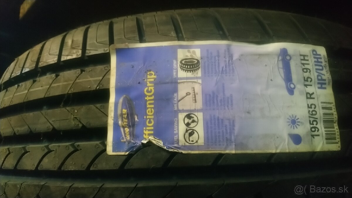 Plechove disky a letne pneu 195/65 R15 - renault megane2 - 2