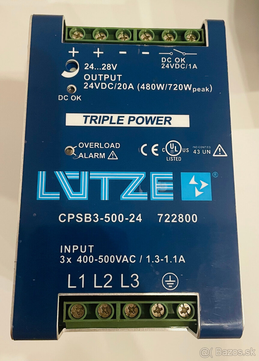 Rôzne napájacie zdroje BALLUFF, LUTZE, PHOENIX CONTACT ... - 2