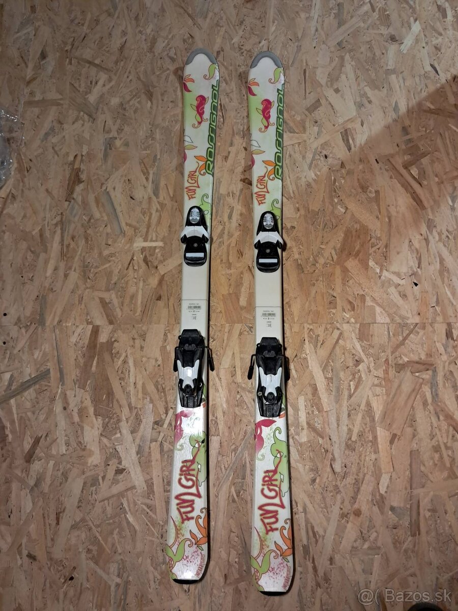 Lyže Rossignol 130 CM a lyžiarky Atomic - 2