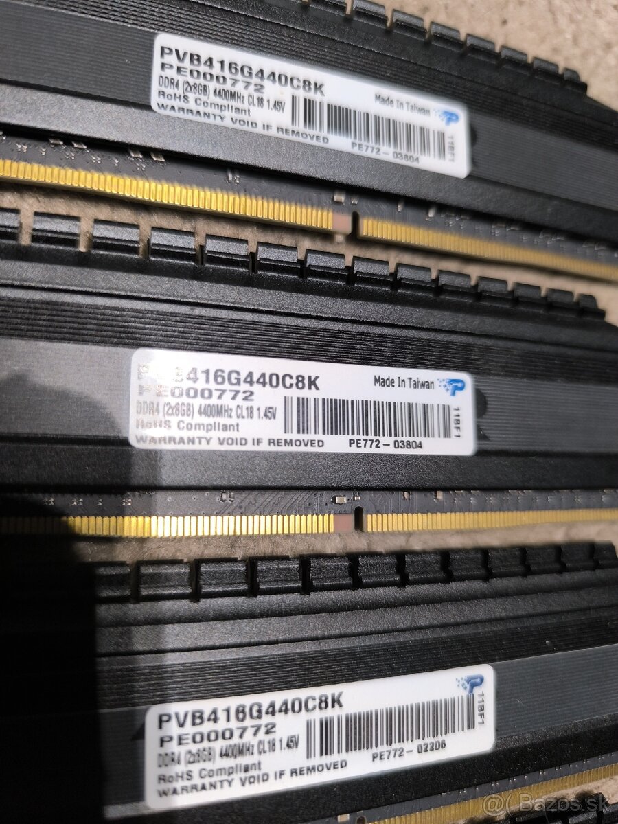 4x8gb ddr4 4400 mhz chipi samsung b-die - 2