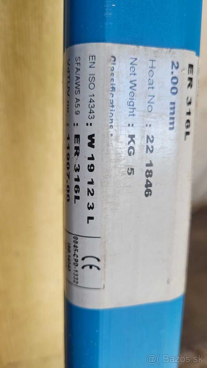 Zvárací drôt na nerez - 2