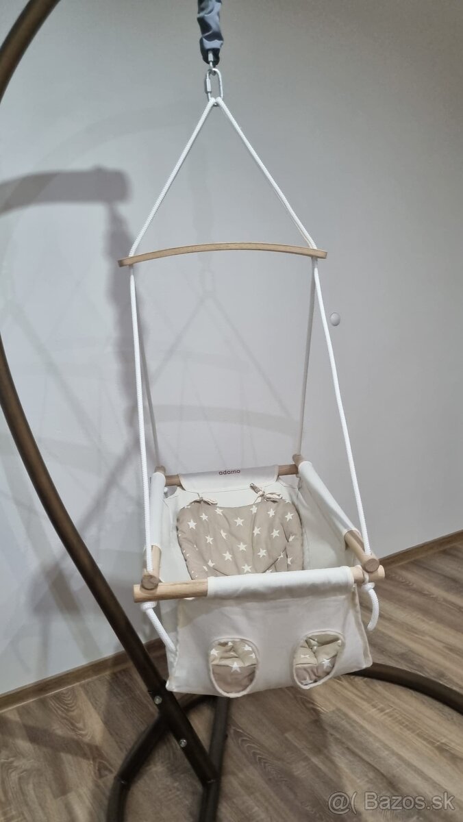 Hojdačka Adamo Baby Hammock so stojanom - 2