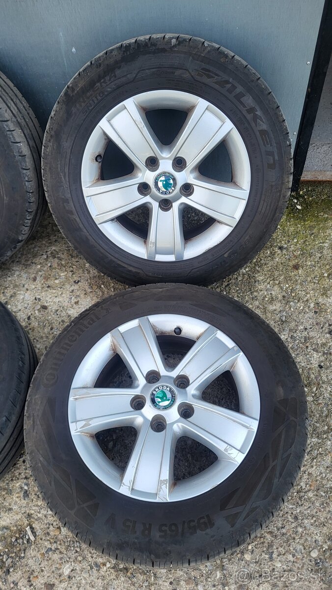 5x112 R15 Škoda disky - 2