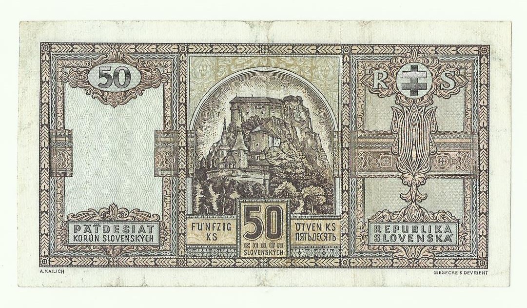 50 ks 1940 Slovenský štát - 2