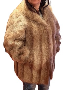 Norkový kožuch svetlý - 2