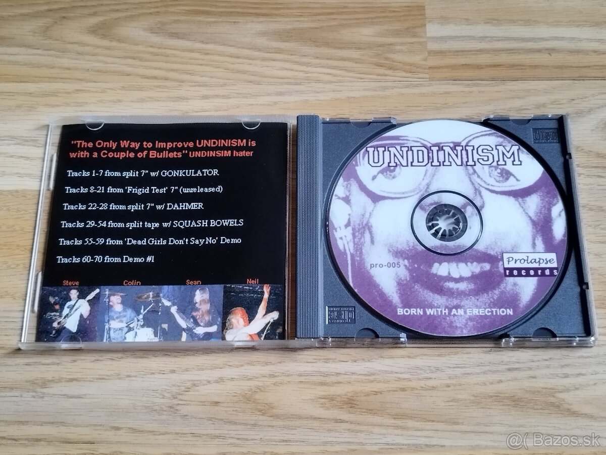 UNDINISM - "Born With A Erection" 2003 CD-compilation - 2