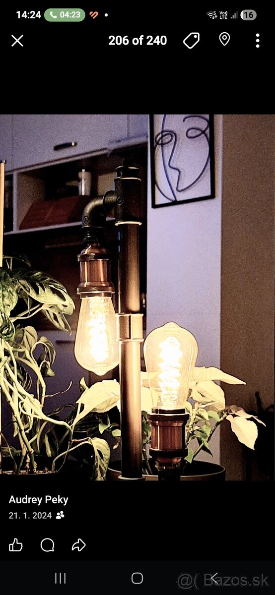 Lampa kov drevo - 2