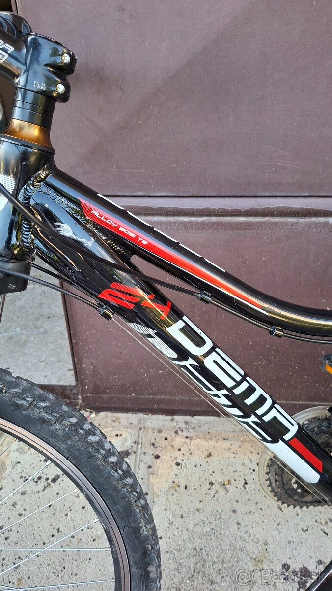 Chlapčenský bicykel DEMA 24" - čierny - 2