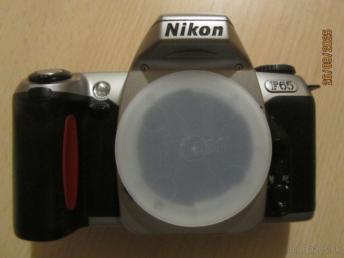 Nikon F-65 AF zrcadlovka kinofilm -orig. baleníTOP stav - 2