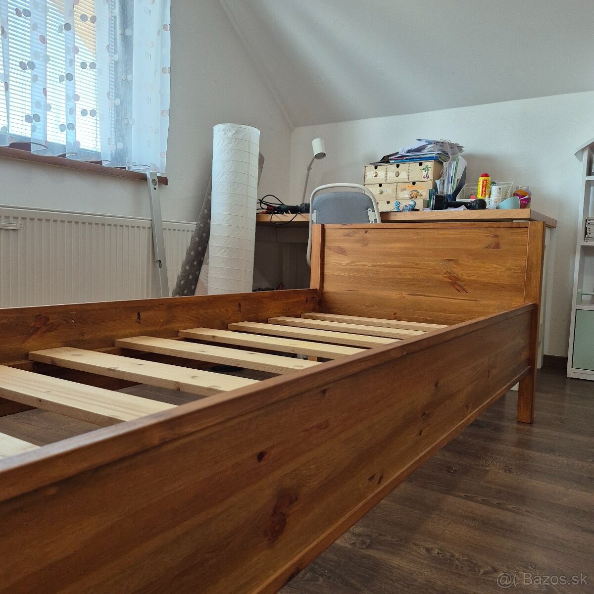 Rastúca drevená detská posteľ - 2