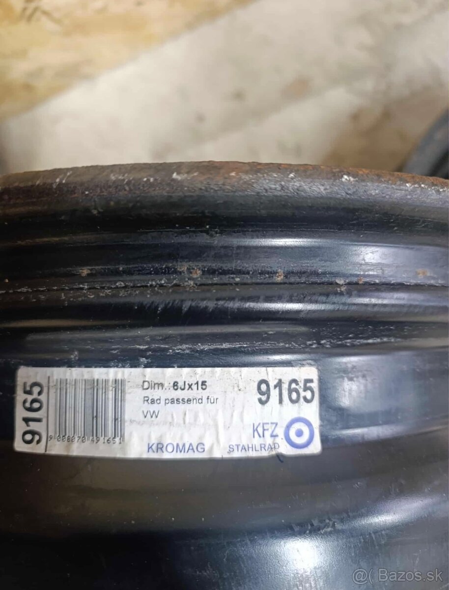 Plechove disky r15 - 2