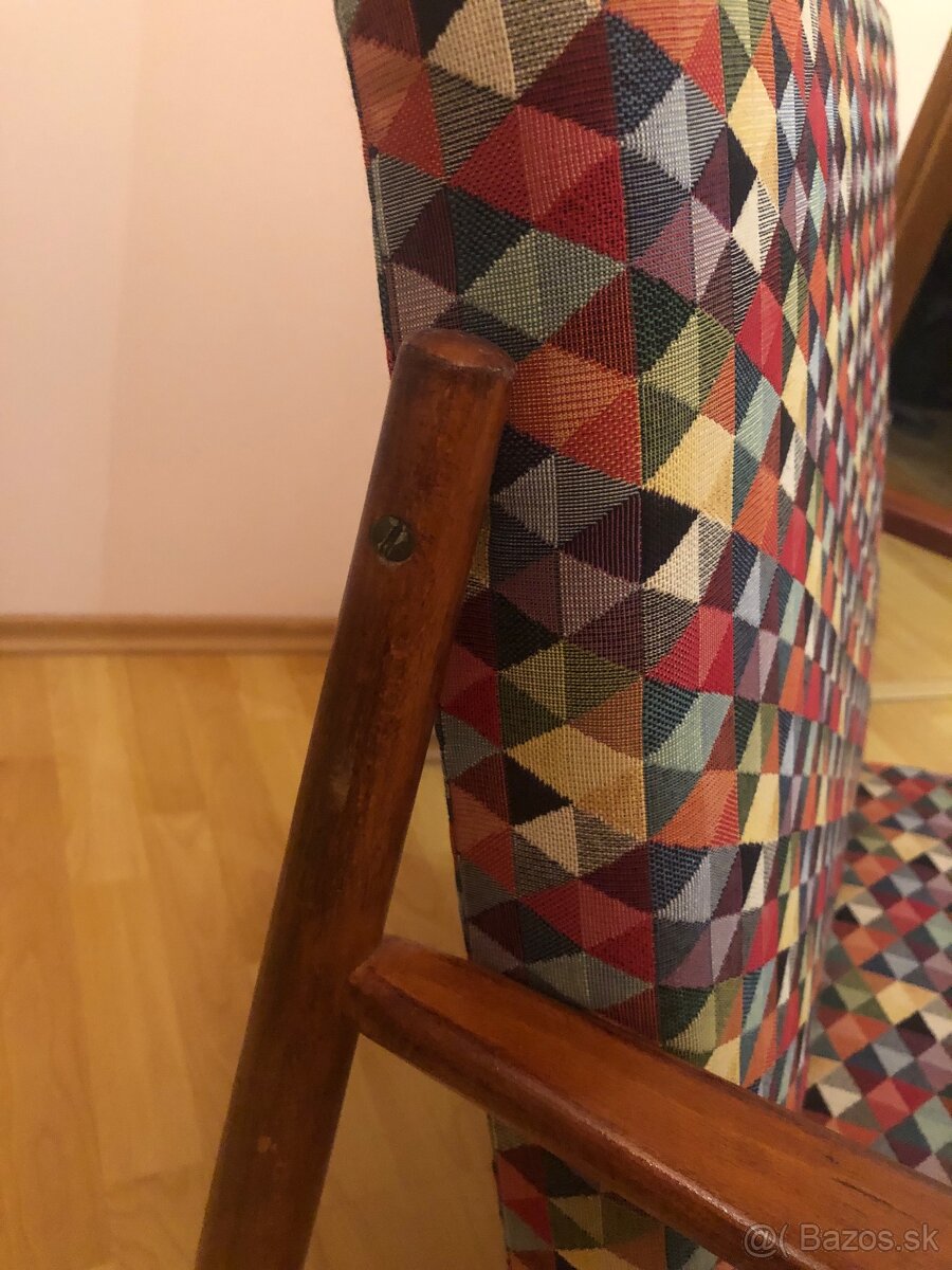 Retro kreslo po kompletnej renovácii - 2