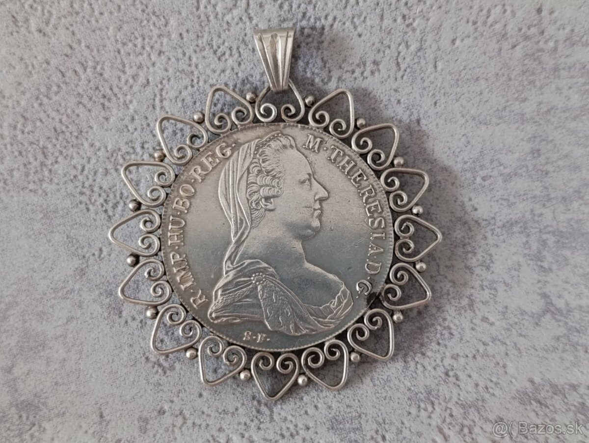Tolar Marie Terezie(zřejmě novorazba), PUNC, AG, STRIBRO - 2