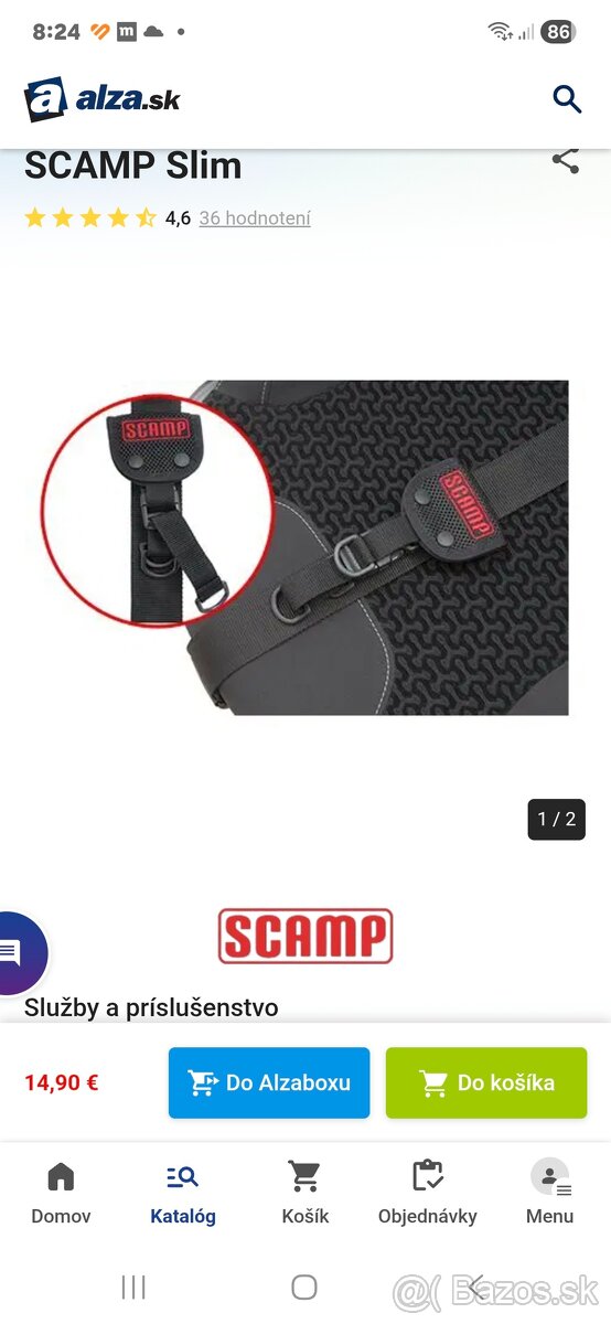 Tehotenský pás do auta SCAMP Slim - 2