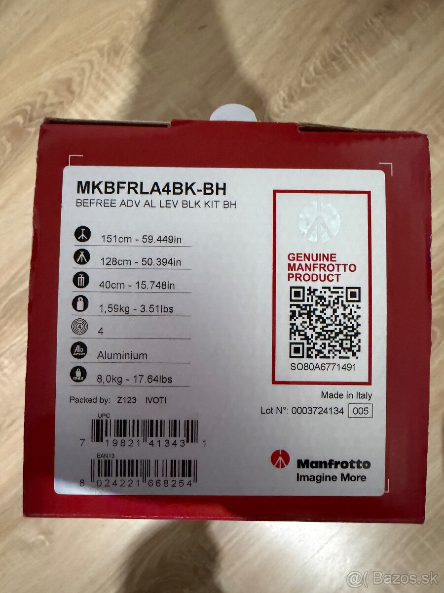 Manfrotto befree - 2