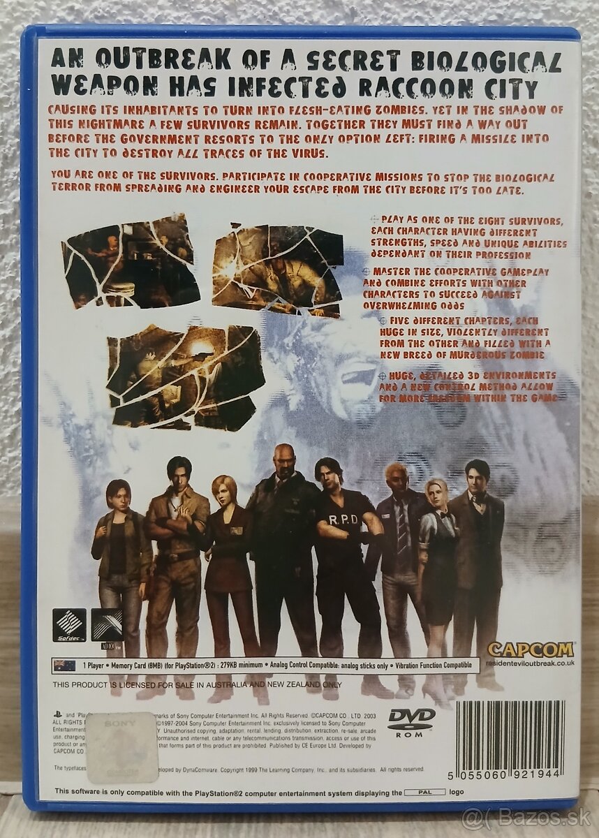 Resident Evil Outbreak (Ps2) - 2