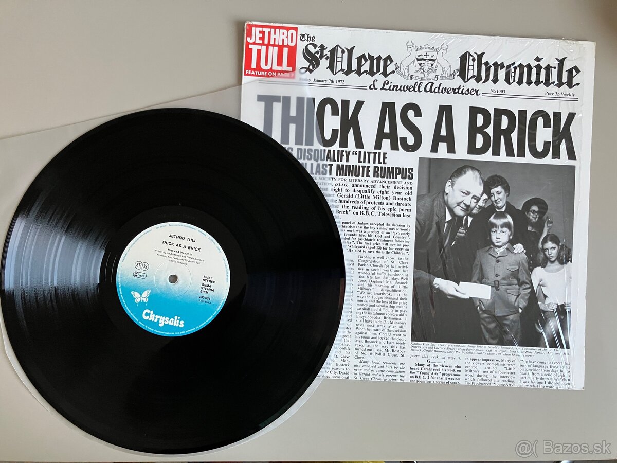 LP Jethro Tull - Thick As A Brick - 2