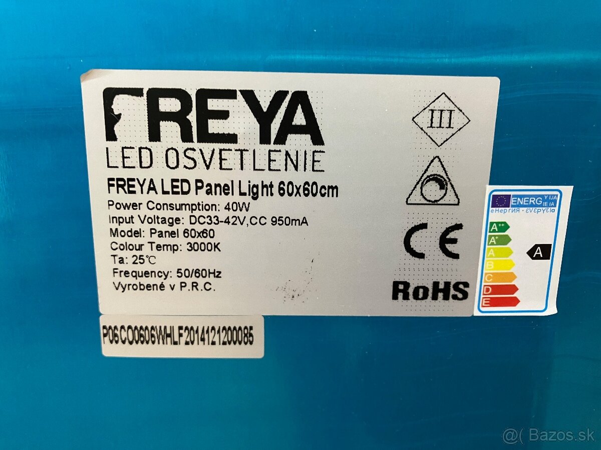 LED panel 60 × 60 cm 40 W - 2