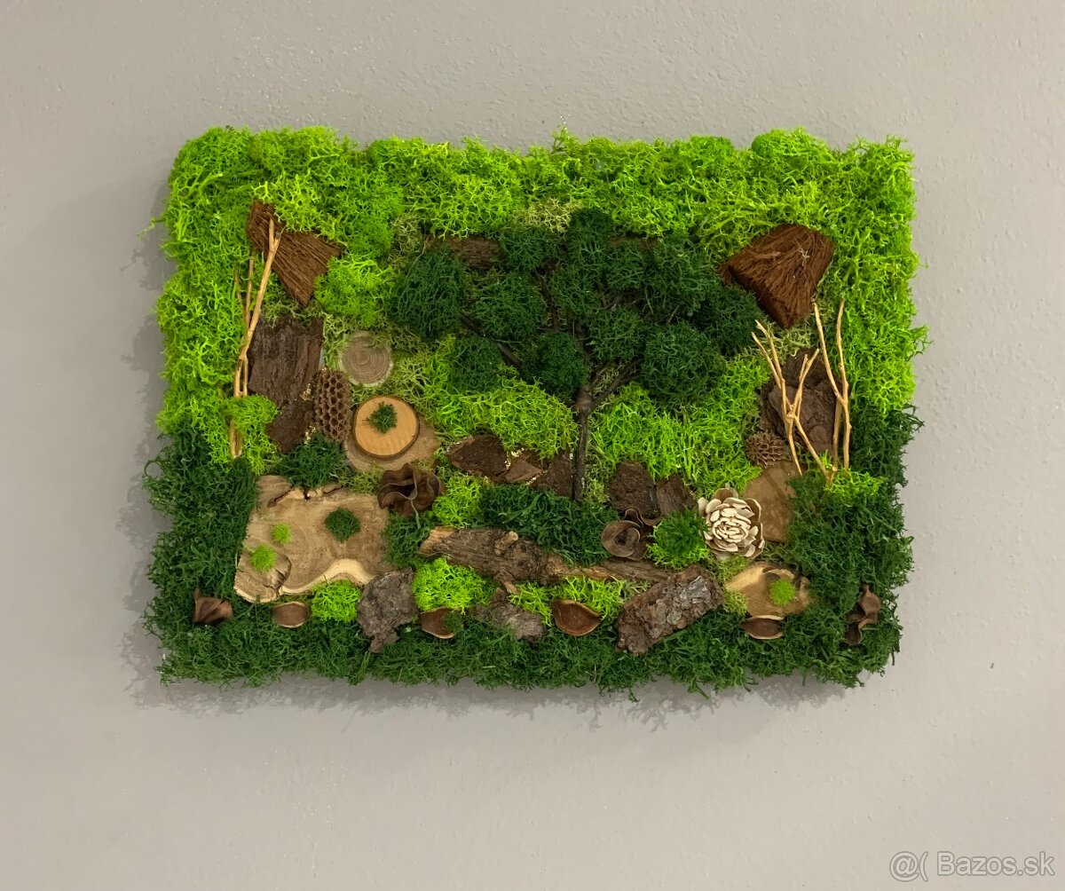 Machový obraz Tree - 2