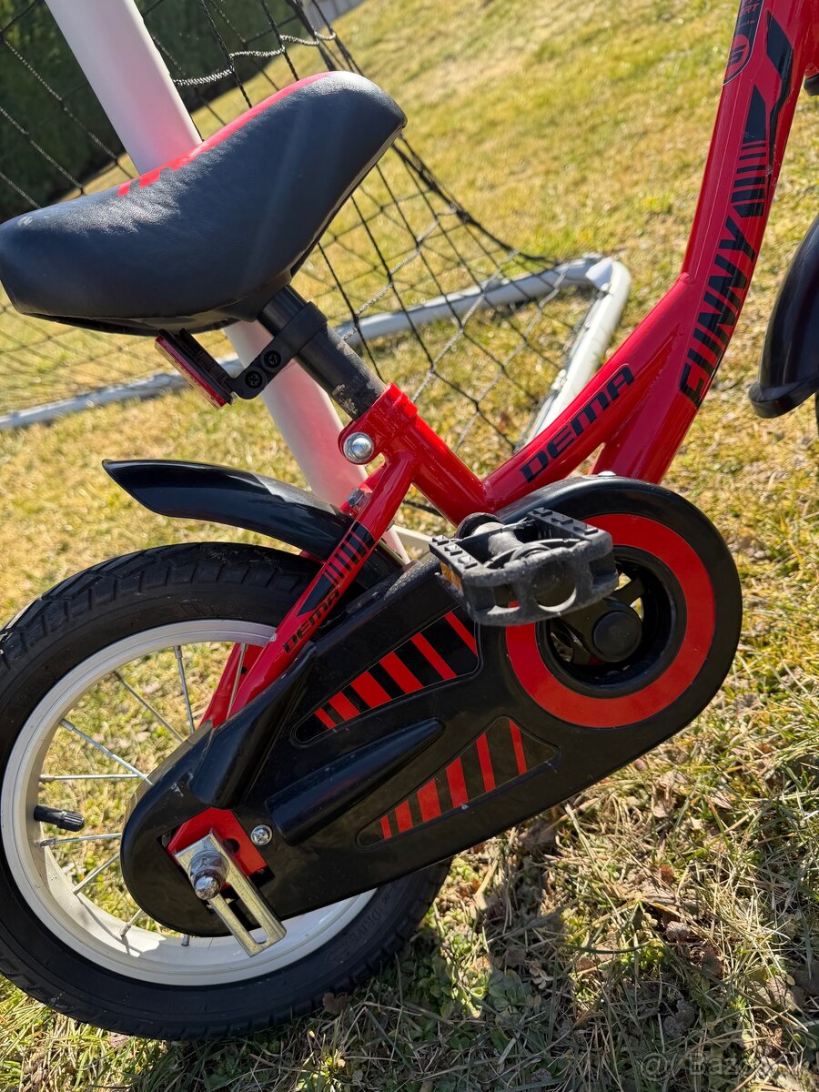 Detský bicykel DEMA FUNNY 12 RED - 2