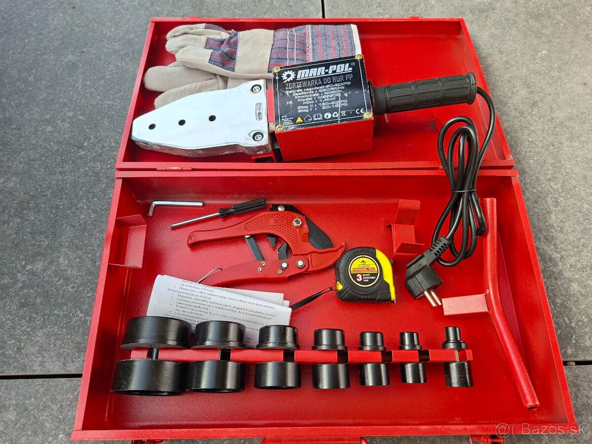 Polyfúzna zváračka rúr PVC 16-63mm M55905 - 2