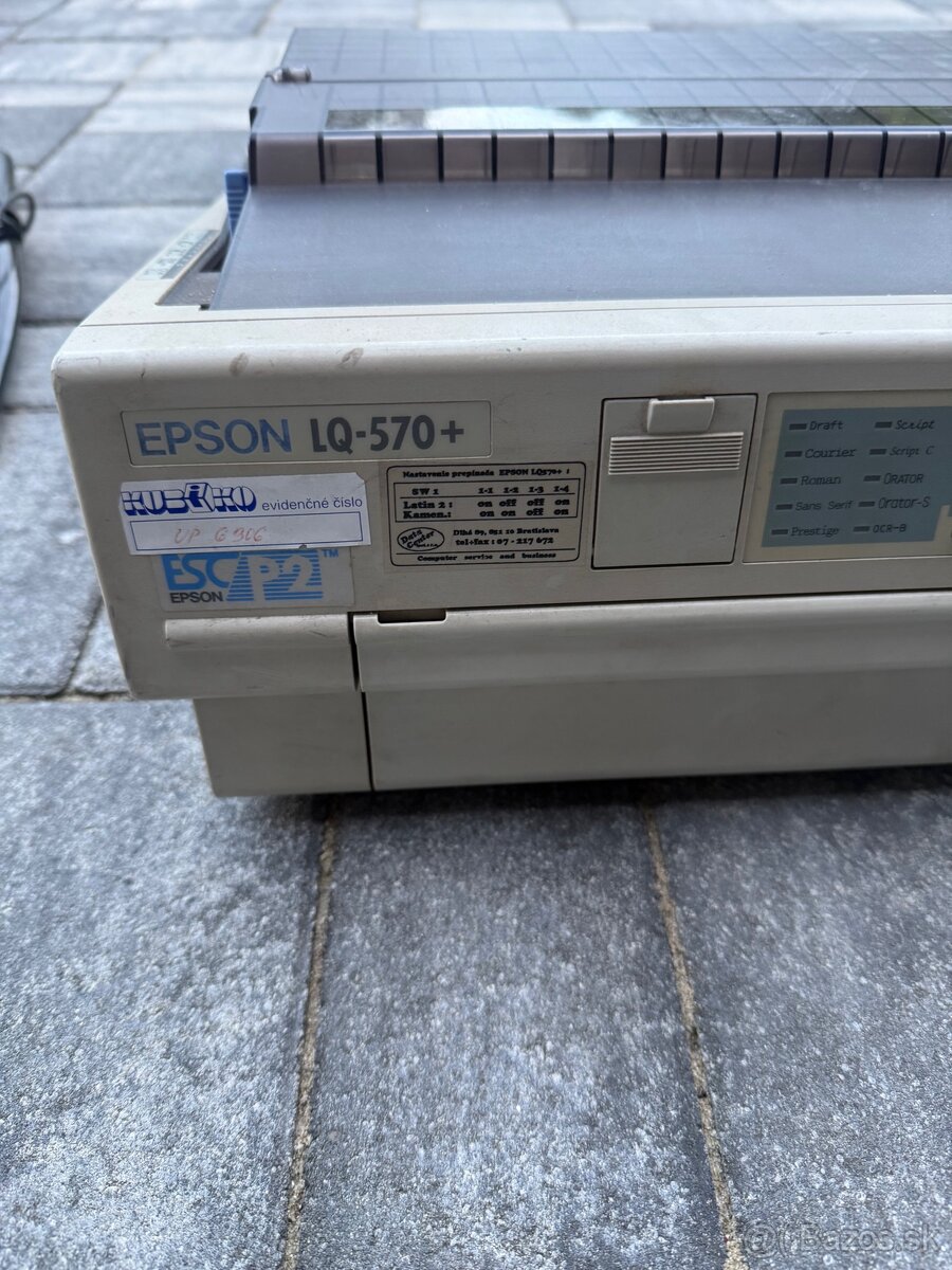 Ihlickova tlaciaren EPSON LQ 570 - 2