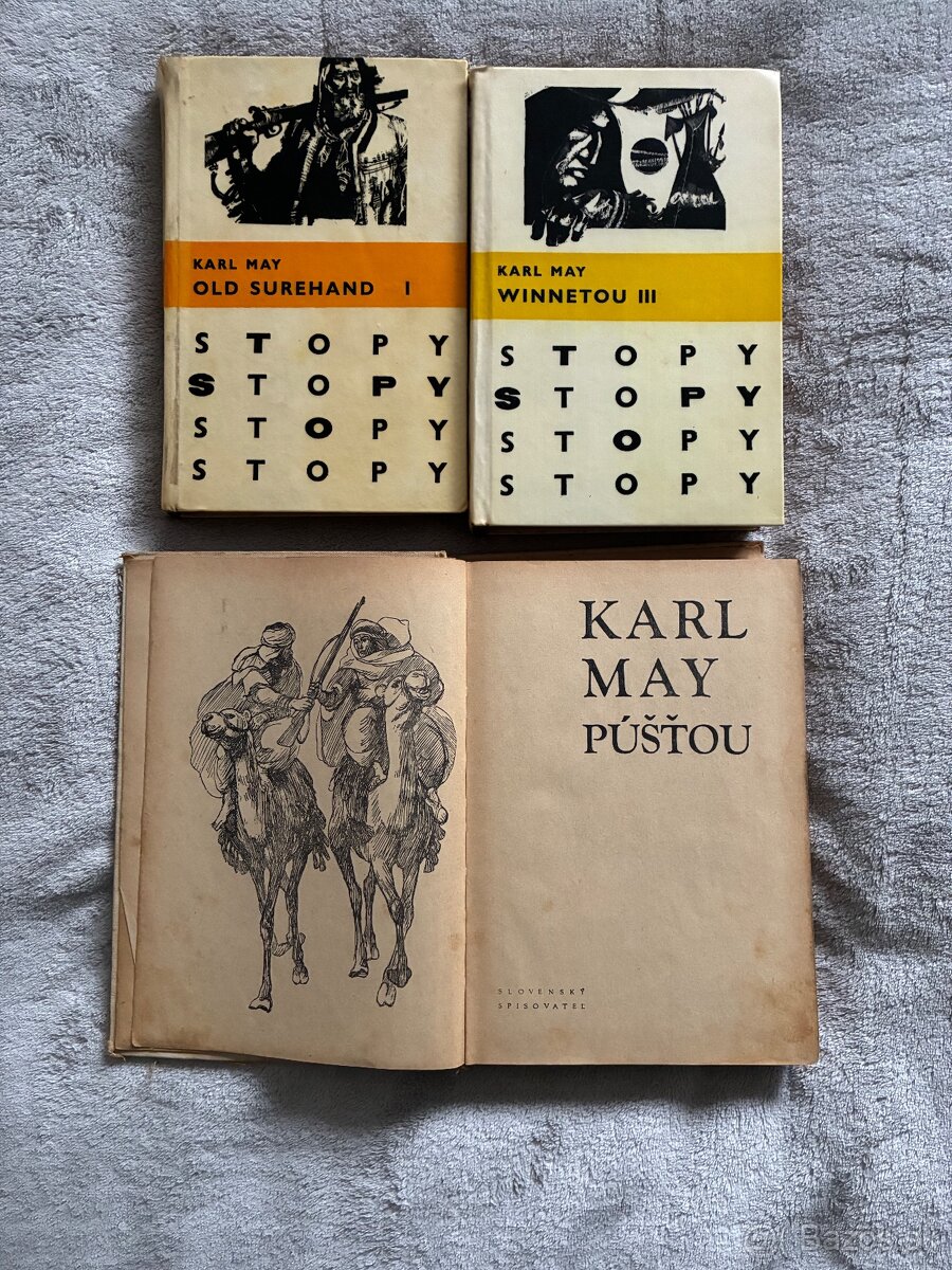 Knihy Karl May - edícia STOPY - 2