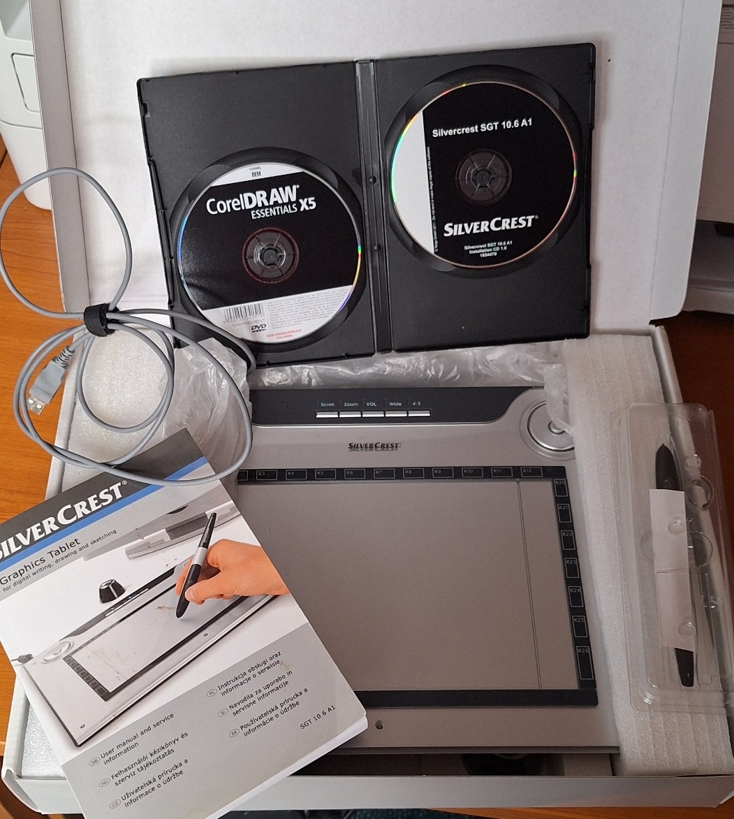 Graphic tablet, Silcercrest SGT 10.6 A1 - 2
