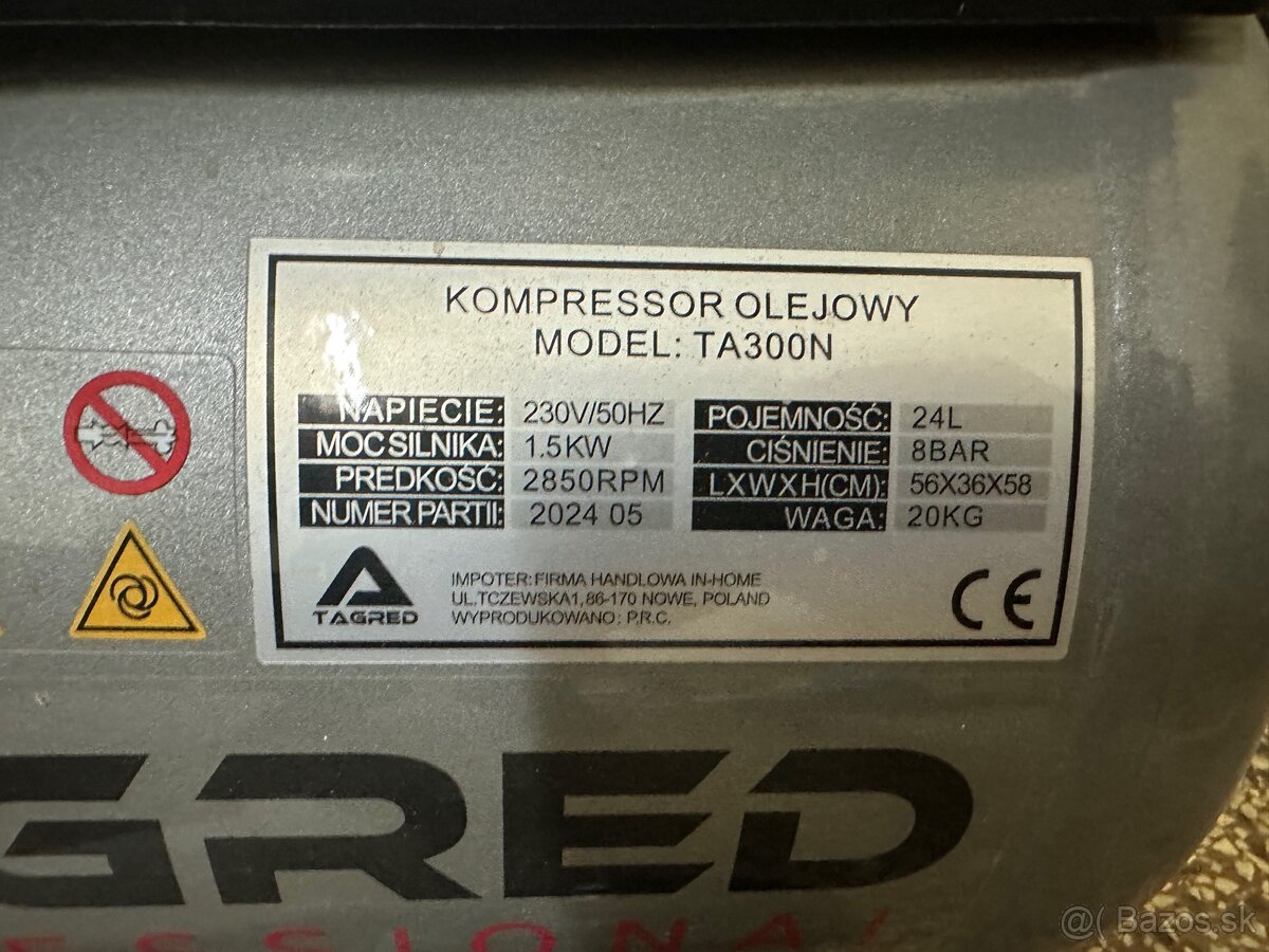 Predám 25 l kompresor - 2