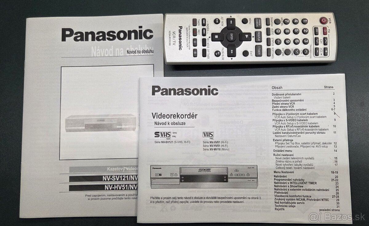 Panasonic videorecorder a prehrávač - 2