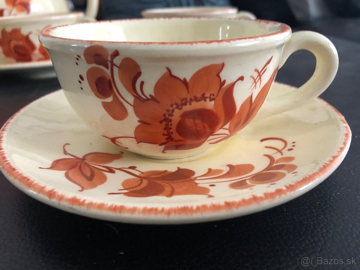 Dotmar urbach velka sada cajnik salky rucne malovana - 2