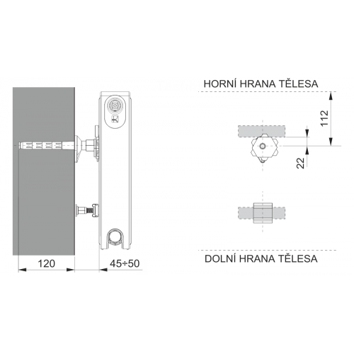 Korado Z-U140 vrtacia konzola - 2