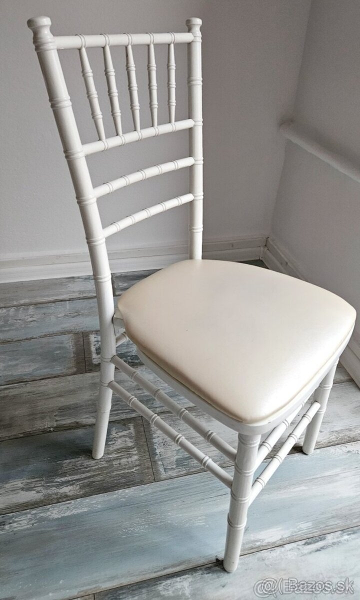 Chiavari stolička biela - 2