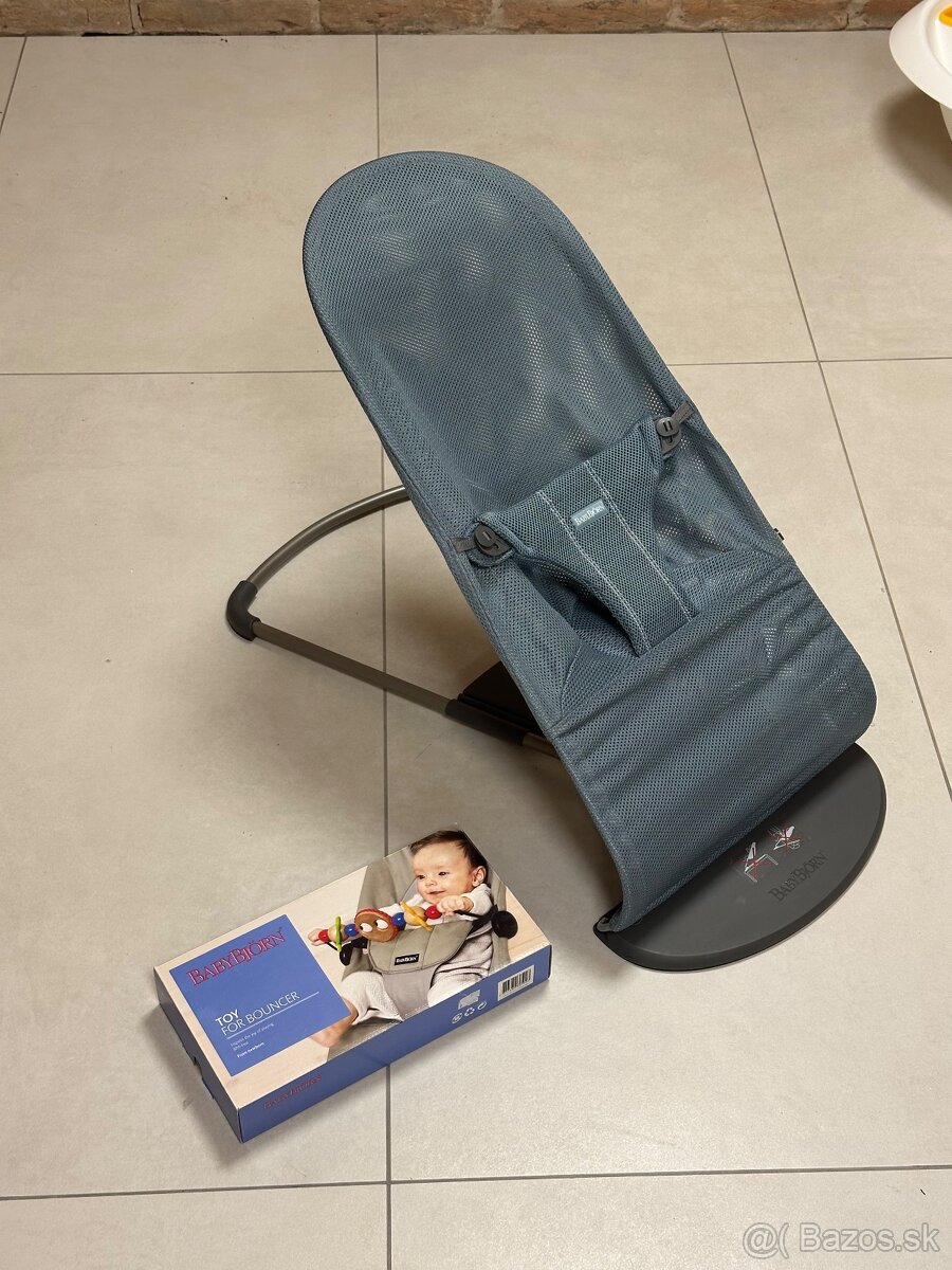 Predám Babybjörn bouncer + hračka Googly Eyes - 2