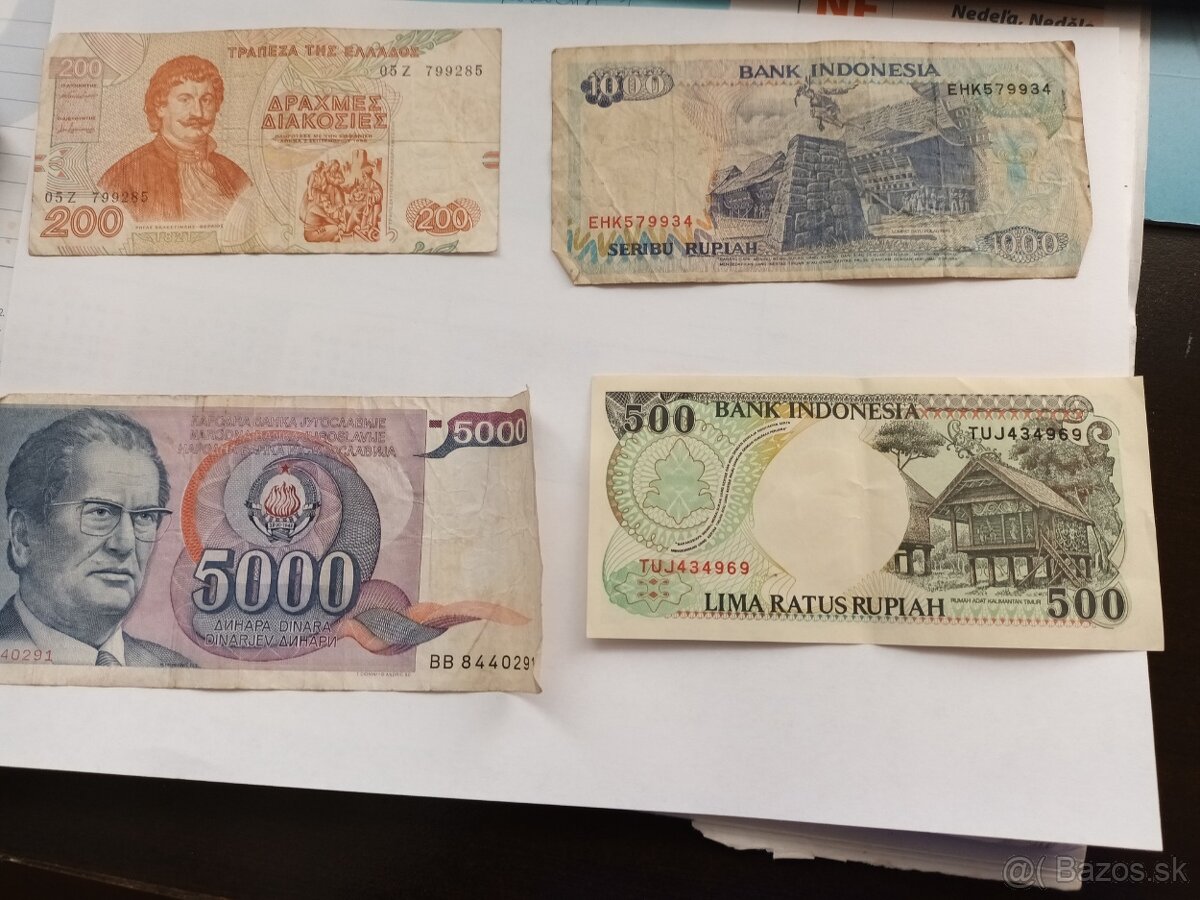 Predám bankovky - 2