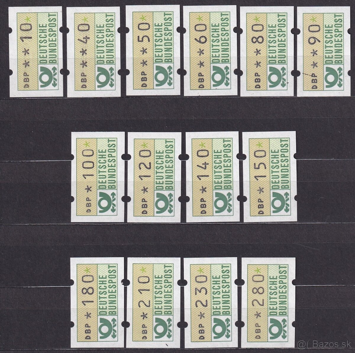 SRN - automatové známky - 2