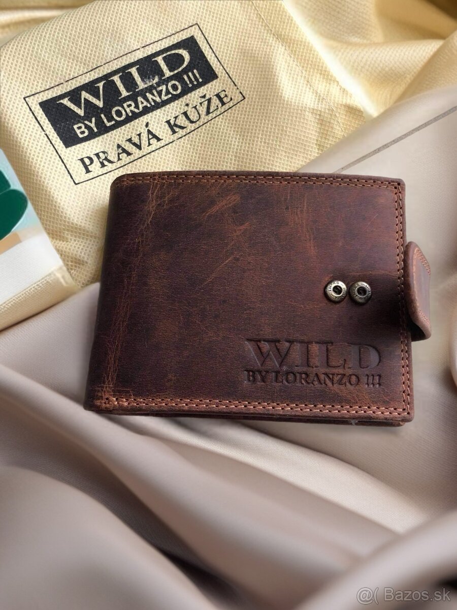 Pánska kožená peňaženka Wild. - 2
