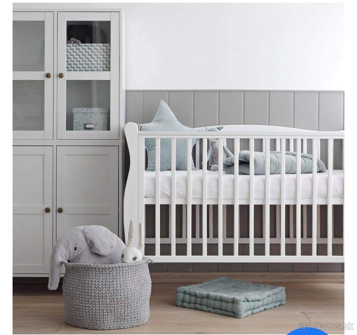 postieľka biela 120x60 - 2