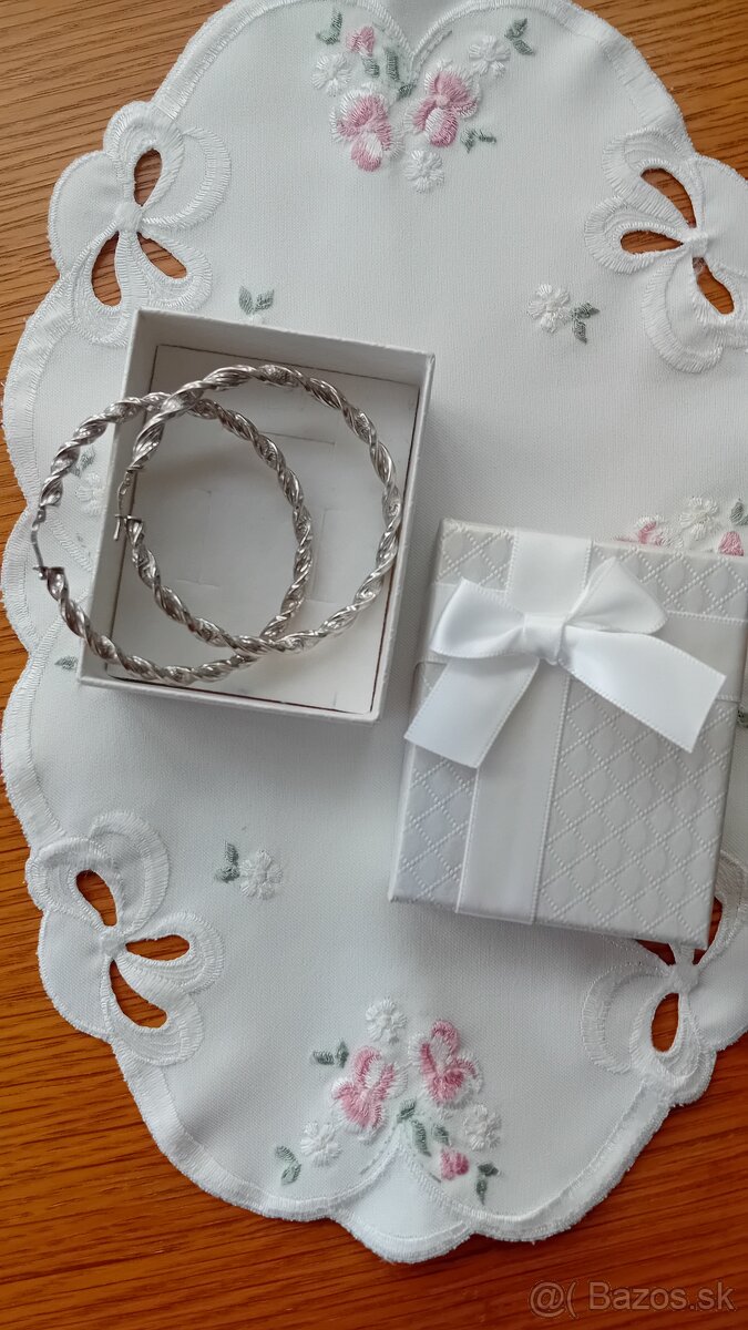 Strieborné náušnice - 2