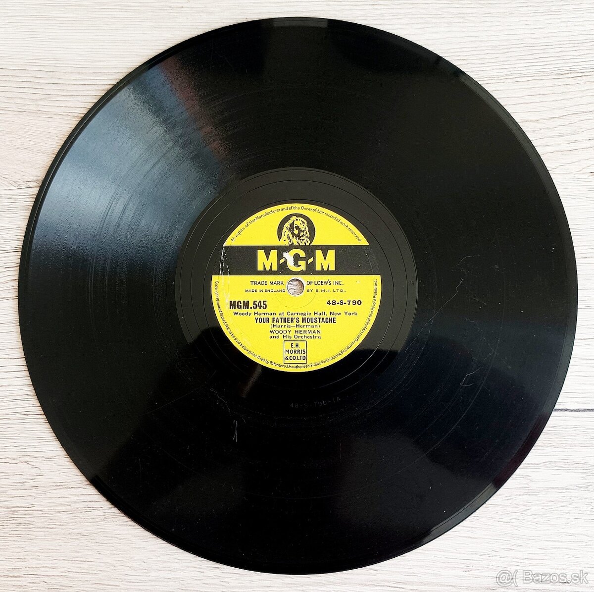 9 starožitných šelakových gramodesek americký jazz, swing - 2