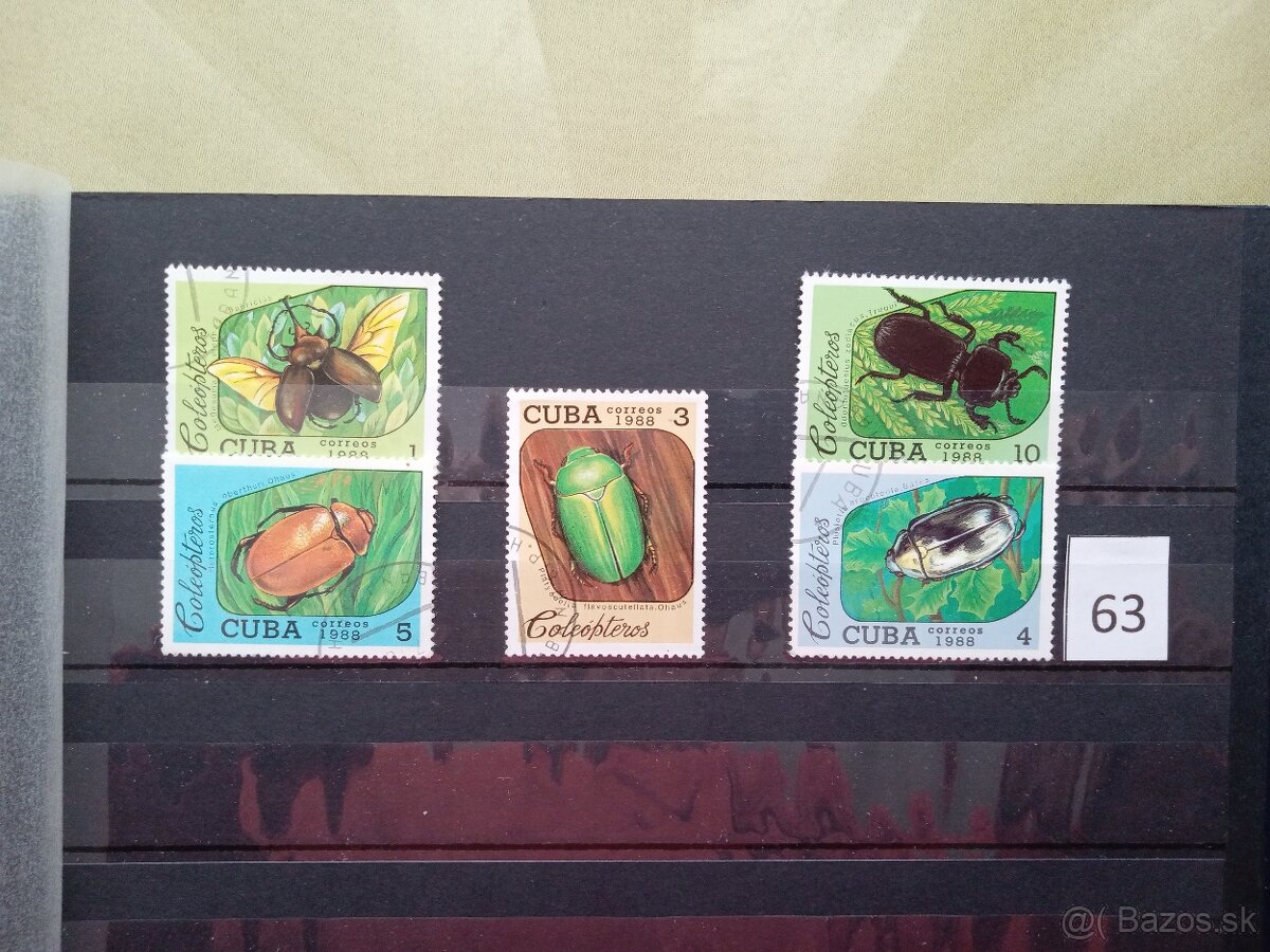 Poštové známky č.427 - FAUNA SVETA IV. - 20 ks sérií - 2