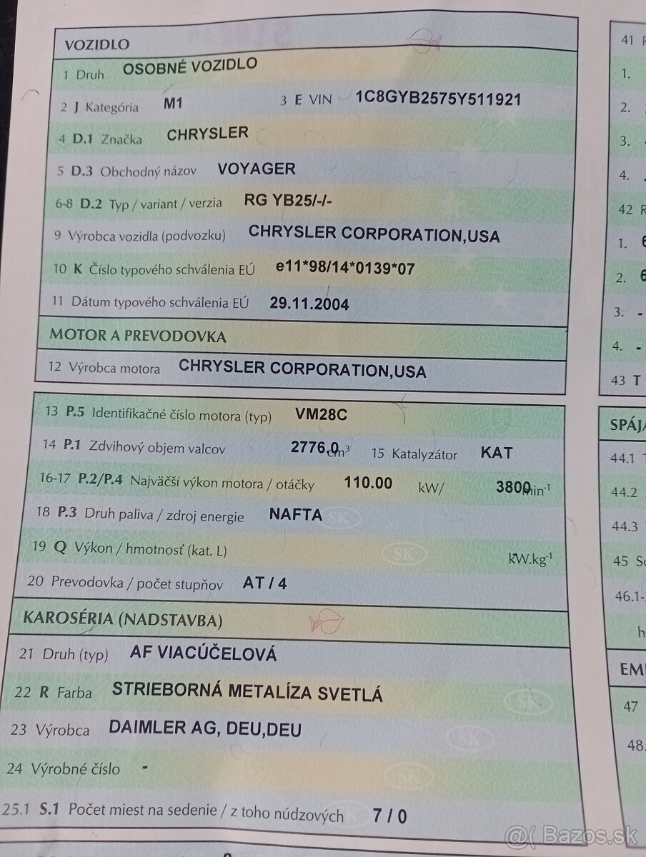 Chrysler voyager - 2