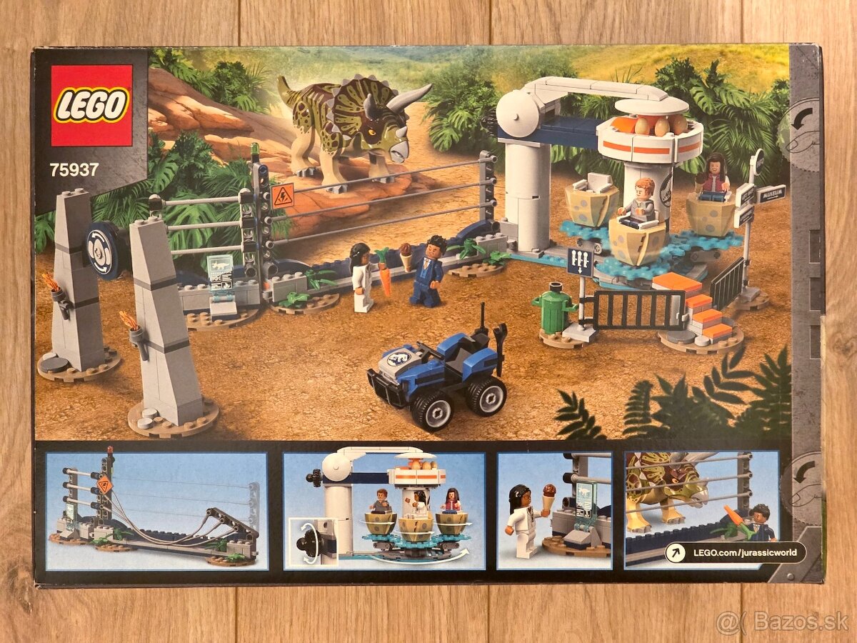 Lego Jurassic World 75937 Triceratopsovo besnenie - 2