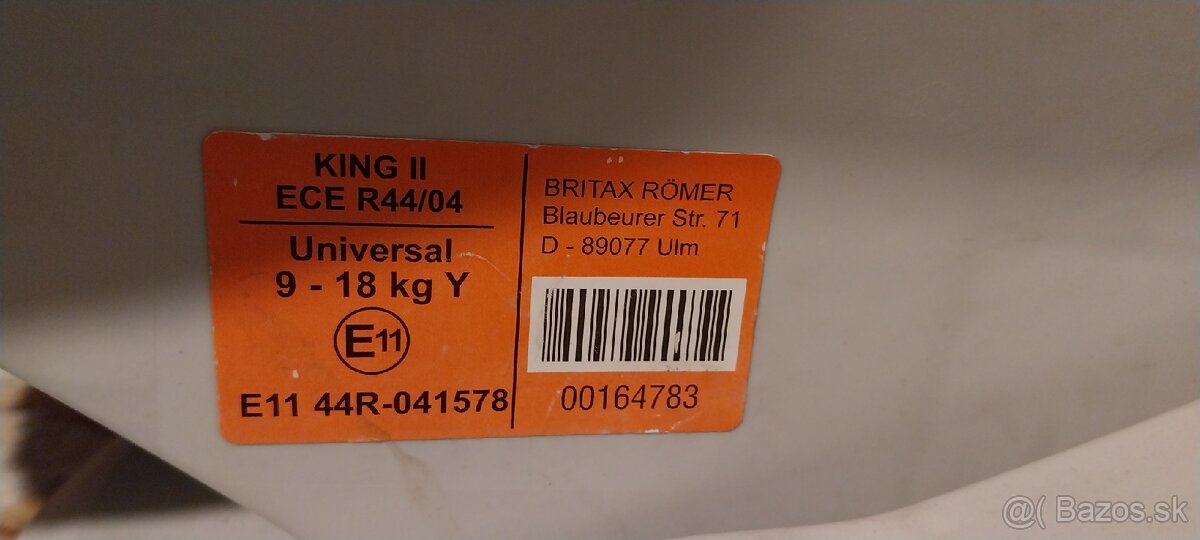 Autosedacka Britax Romer - 2